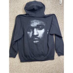 Pop Smoke Hoodie Mens XL Hip Hop Sweatshirt Jacket Black